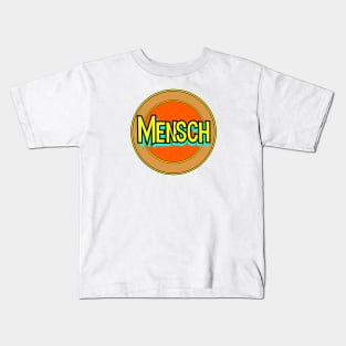 Yiddish: Mensch Kids T-Shirt